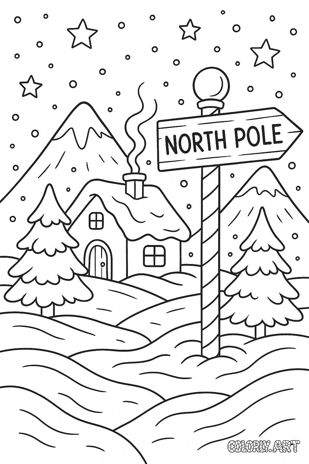 North Pole Scene